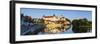 Neuburg Castle Reflected in the River Danube, Neuburg, Neuburg-Schrobenhausen, Bavaria, Germany-Doug Pearson-Framed Photographic Print