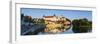 Neuburg Castle Reflected in the River Danube, Neuburg, Neuburg-Schrobenhausen, Bavaria, Germany-Doug Pearson-Framed Photographic Print