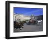 Neue Hofburg and Fiaker (Horse Drawn Carriages), Vienna, Austria, Europe-Hans Peter Merten-Framed Photographic Print