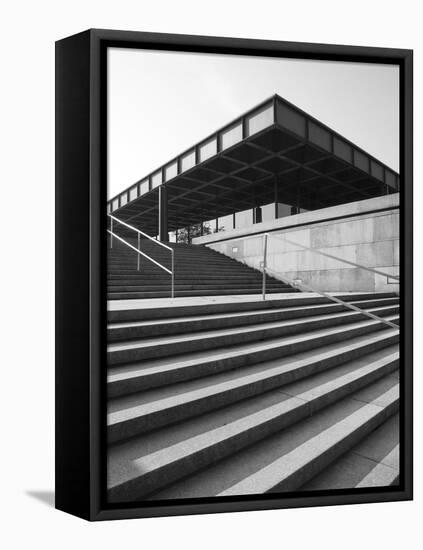 Neue Nationalgalerie (By Mies Van Der Rohe), Berlin, Germany-Jon Arnold-Framed Stretched Canvas