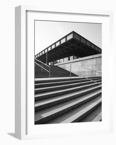 Neue Nationalgalerie (By Mies Van Der Rohe), Berlin, Germany-Jon Arnold-Framed Photographic Print
