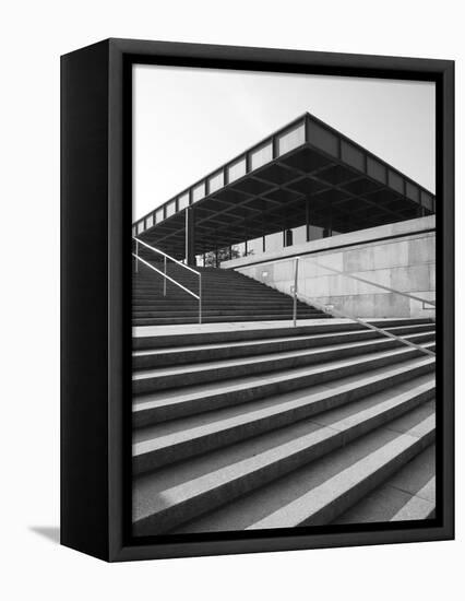 Neue Nationalgalerie (By Mies Van Der Rohe), Berlin, Germany-Jon Arnold-Framed Stretched Canvas