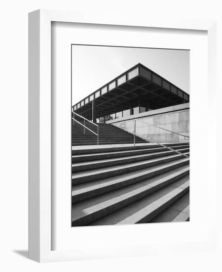 Neue Nationalgalerie (By Mies Van Der Rohe), Berlin, Germany-Jon Arnold-Framed Photographic Print