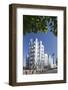 Neuer Zollhof, Designed by Frank Gehry, and Rheinturm Tower-Markus Lange-Framed Photographic Print