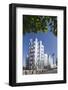 Neuer Zollhof, Designed by Frank Gehry, and Rheinturm Tower-Markus Lange-Framed Photographic Print