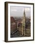 Neues Rathaus and Marienplatz, from the Tower of Peterskirche, Munich, Germany-Gary Cook-Framed Photographic Print