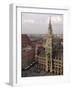 Neues Rathaus and Marienplatz, from the Tower of Peterskirche, Munich, Germany-Gary Cook-Framed Photographic Print