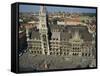 Neues Rathaus and Marienplatz, Munich, Bavaria, Germany, Europe-Ken Gillham-Framed Stretched Canvas