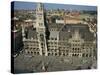 Neues Rathaus and Marienplatz, Munich, Bavaria, Germany, Europe-Ken Gillham-Stretched Canvas