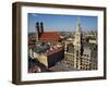 Neues Rathaus and the Frauenkirche, Munich, Bavaria, Germany-Ken Gillham-Framed Photographic Print