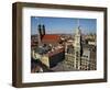 Neues Rathaus and the Frauenkirche, Munich, Bavaria, Germany-Ken Gillham-Framed Photographic Print