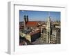 Neues Rathaus and the Frauenkirche, Munich, Bavaria, Germany-Ken Gillham-Framed Photographic Print