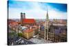 Neues Rathaus Glockenspiel, Frauenkirche Bavaria-SerrNovik-Stretched Canvas