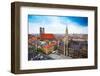 Neues Rathaus Glockenspiel, Frauenkirche Bavaria-SerrNovik-Framed Photographic Print