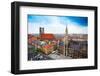 Neues Rathaus Glockenspiel, Frauenkirche Bavaria-SerrNovik-Framed Photographic Print