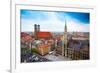 Neues Rathaus Glockenspiel, Frauenkirche Bavaria-SerrNovik-Framed Photographic Print