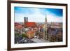 Neues Rathaus Glockenspiel, Frauenkirche Bavaria-SerrNovik-Framed Photographic Print