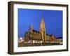 Neues Rathaus (New Town Hall), Marienplatz, at Night, Bavaria (Bayern), Germany-Gary Cook-Framed Photographic Print