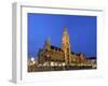 Neues Rathaus (New Town Hall), Marienplatz, at Night, Bavaria (Bayern), Germany-Gary Cook-Framed Photographic Print