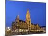 Neues Rathaus (New Town Hall), Marienplatz, at Night, Bavaria (Bayern), Germany-Gary Cook-Mounted Photographic Print