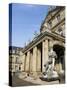 Neues Schloss and Schlossplatz (Palace Square), Stuttgart, Baden Wurttemberg, Germany-Yadid Levy-Stretched Canvas