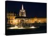 Neues Schloss at Schlossplatz (Palace Square), Stuttgart, Baden Wurttemberg, Germany-Yadid Levy-Stretched Canvas