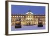 Neues Schloss Castle at Schlossplatz Square in Winter-Markus Lange-Framed Photographic Print