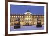 Neues Schloss Castle at Schlossplatz Square in Winter-Markus Lange-Framed Photographic Print