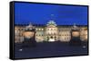 Neues Schloss Castle at Schlossplatz Square, Stuttgart, Baden Wurttemberg, Germany, Europe-Markus Lange-Framed Stretched Canvas