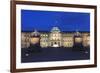 Neues Schloss Castle at Schlossplatz Square, Stuttgart, Baden Wurttemberg, Germany, Europe-Markus Lange-Framed Photographic Print