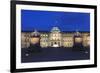 Neues Schloss Castle at Schlossplatz Square, Stuttgart, Baden Wurttemberg, Germany, Europe-Markus Lange-Framed Photographic Print