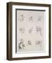 Neuf têtes-Leonardo da Vinci-Framed Giclee Print