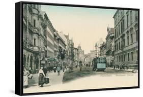 Neuhaser Strasse, Munich, Germany-null-Framed Stretched Canvas