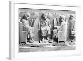 Neumagen School Relief-null-Framed Photographic Print