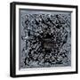 Neuron in Pearl Black-Michael Willett-Framed Art Print