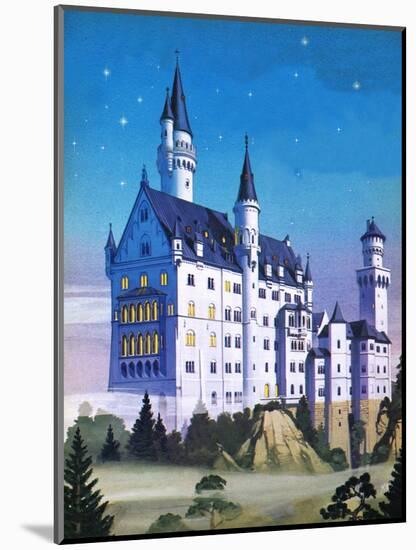 Neuschwanstein -- a Fairy-Tale Castle Built by a 'Madman'-Mcbride-Mounted Giclee Print