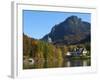 Neuschwanstein Castle Ans Lake Alpsee, Allgaeu, Bavaria, Germany-Katja Kreder-Framed Photographic Print