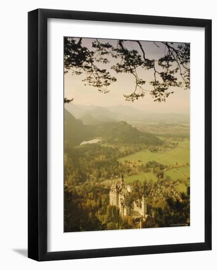 Neuschwanstein Castle, Bavaria, Germany, Europe-Charles Bowman-Framed Photographic Print