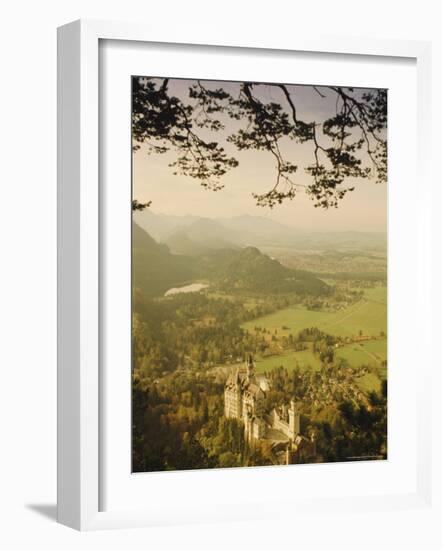 Neuschwanstein Castle, Bavaria, Germany, Europe-Charles Bowman-Framed Photographic Print