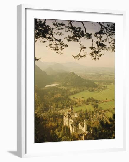 Neuschwanstein Castle, Bavaria, Germany, Europe-Charles Bowman-Framed Photographic Print