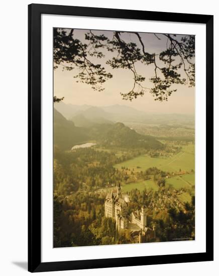 Neuschwanstein Castle, Bavaria, Germany, Europe-Charles Bowman-Framed Photographic Print