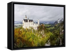 Neuschwanstein Castle, Bavaria, Germany, Europe-Gavin Hellier-Framed Stretched Canvas