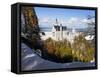 Neuschwanstein Castle, Bavaria, Germany, Europe-Gavin Hellier-Framed Stretched Canvas