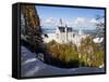 Neuschwanstein Castle, Bavaria, Germany, Europe-Gavin Hellier-Framed Stretched Canvas