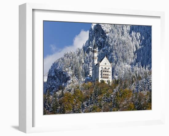 Neuschwanstein Castle, Bavaria, Germany, Europe-Gavin Hellier-Framed Photographic Print