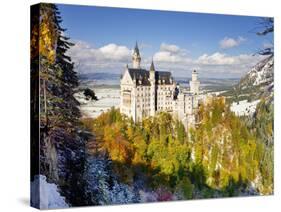 Neuschwanstein Castle, Bavaria, Germany, Europe-Gavin Hellier-Stretched Canvas