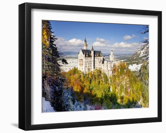 Neuschwanstein Castle, Bavaria, Germany, Europe-Gavin Hellier-Framed Photographic Print