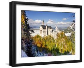 Neuschwanstein Castle, Bavaria, Germany, Europe-Gavin Hellier-Framed Photographic Print