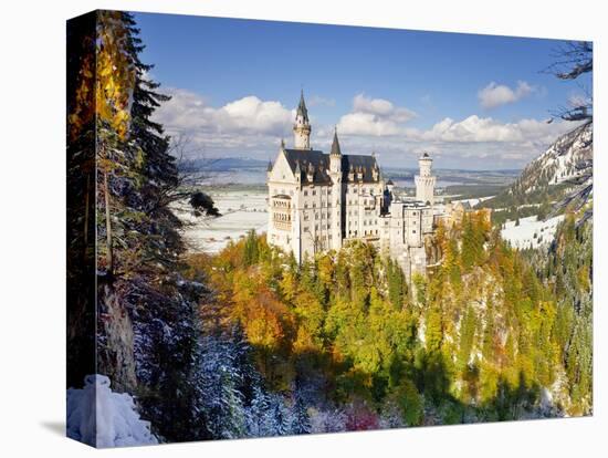 Neuschwanstein Castle, Bavaria, Germany, Europe-Gavin Hellier-Stretched Canvas