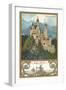 Neuschwanstein Castle, Bavaria-null-Framed Premium Giclee Print